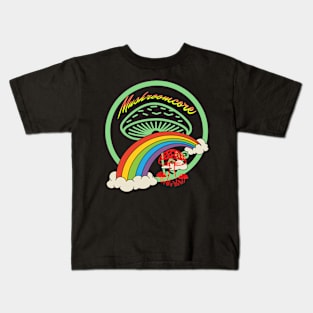 Mushroomcore Madness Kids T-Shirt